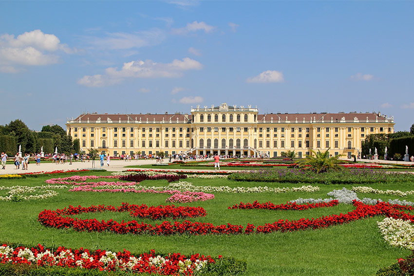 Gru-Karte: Wien 5 - Schloss Schnbrunn