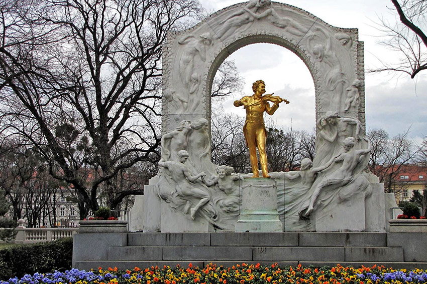 Gru-Karte: Wien 4 - Johann Strauss