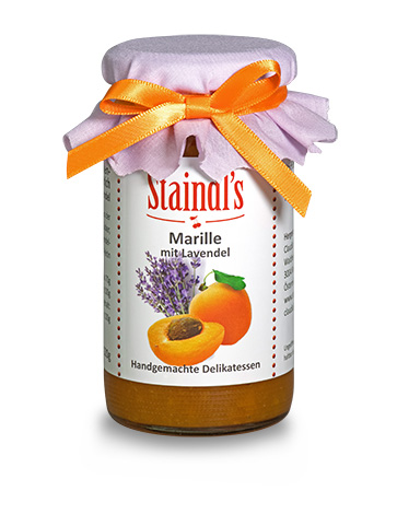 Marille mit Lavendel